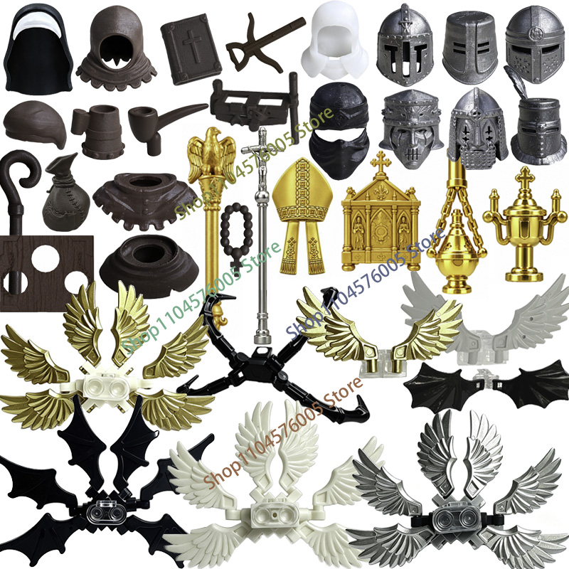 3D Printing Lego Bricks - Figuras de monjes medievales impresas en