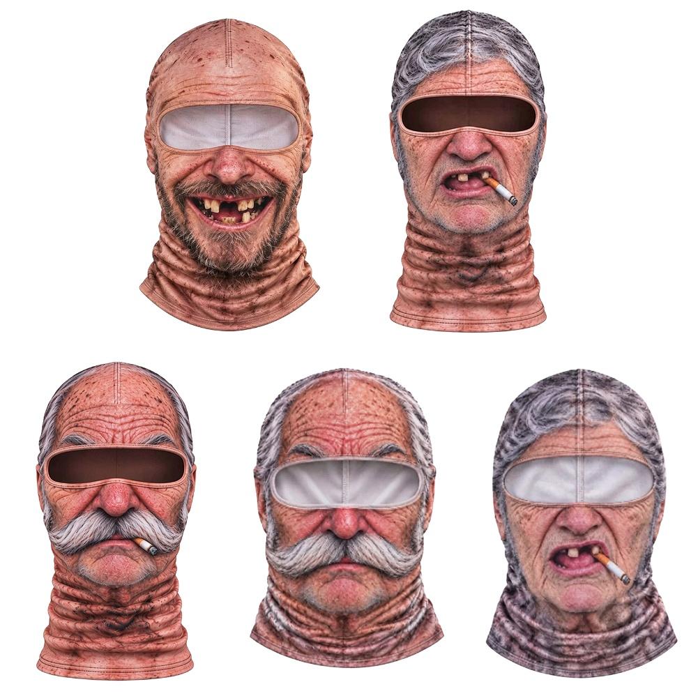 3D Printing Mask - 1 unidad, pasamontañas con estampado 3D