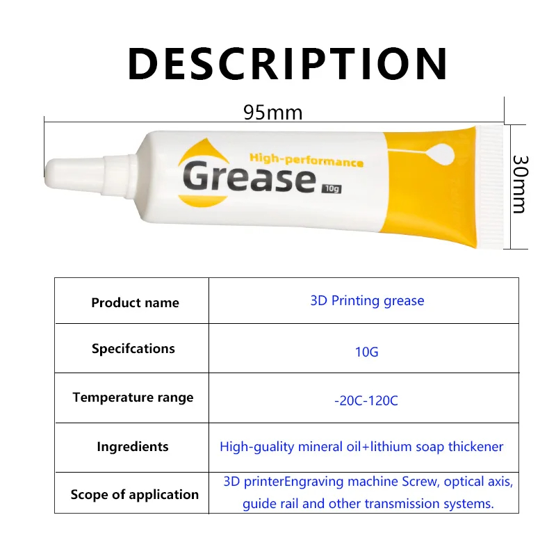 Grasa lubricante para engranaj - 3D Printing Guide reseña y precio