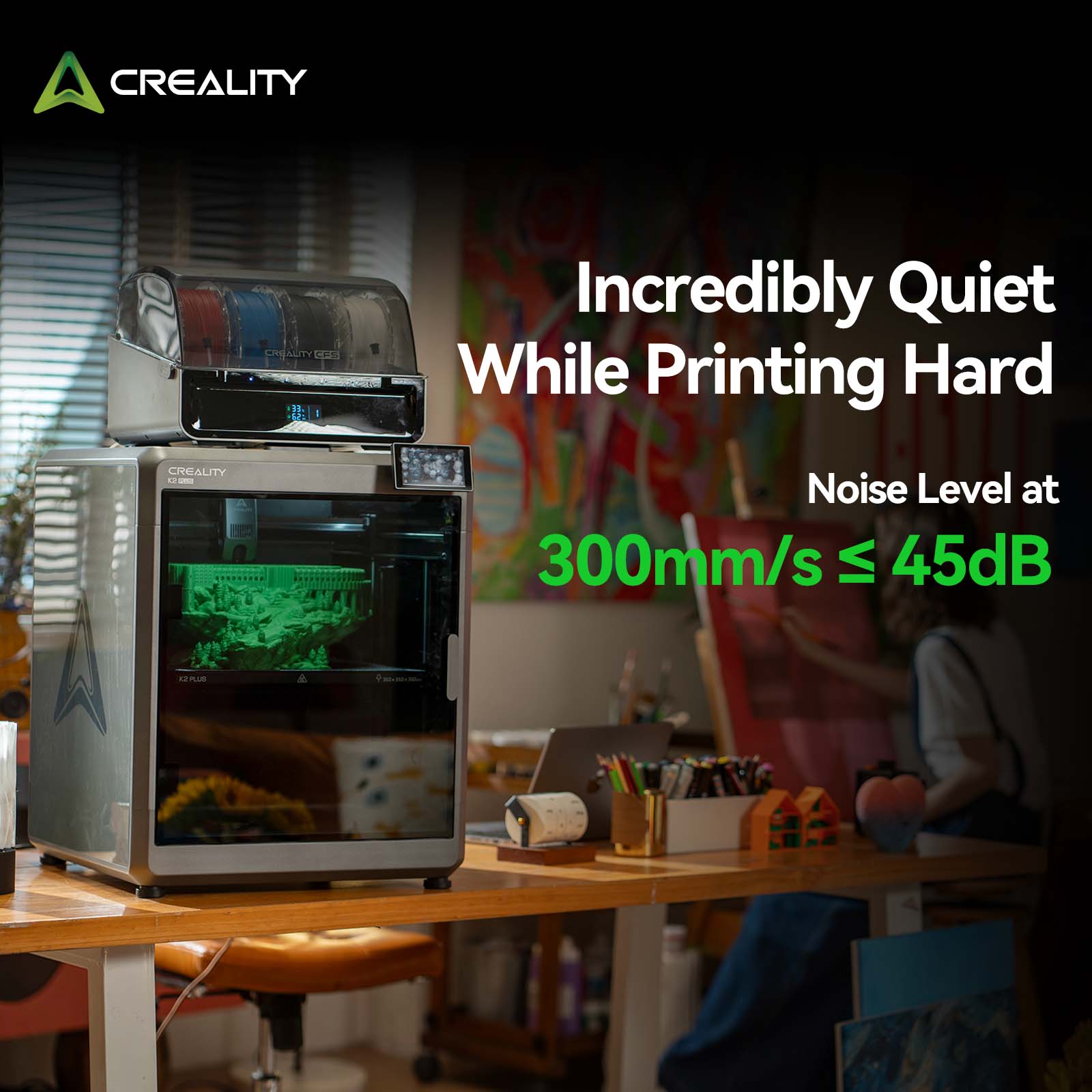 Creality K2 PLUS Combo impreso - 3D Printing Online Service reseña y precio