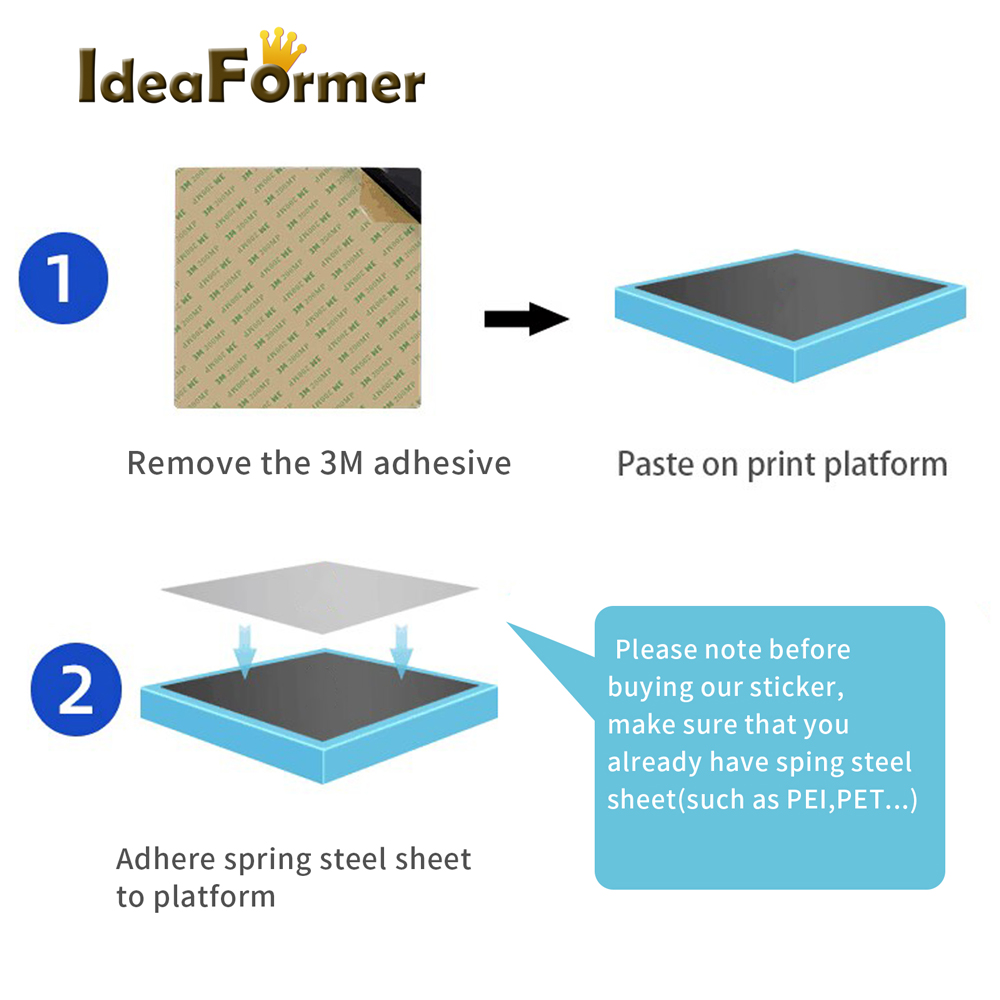 Base magnética con adhesivo 3M - 3D Printing Guide reseña y precio